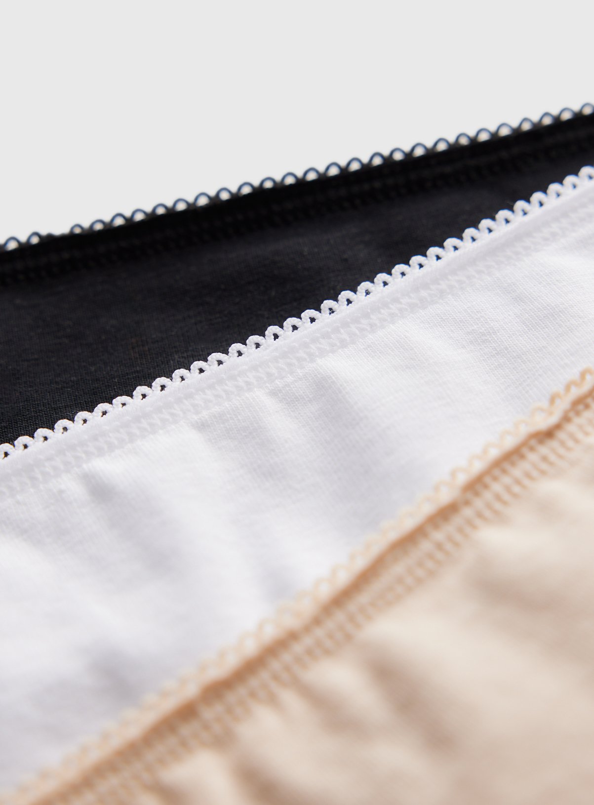 Mono & Nude High Leg Knickers 7 Pack 8 - Image 3 thumbnail